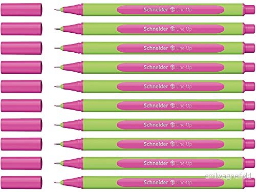 Schneider skrivutrustning Fineliner Line Up, 0,4 mm, moderosa, 10 pack 4004675103963