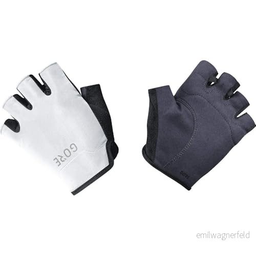GORE Wear C3 unisex korta fingerhandskar, 10, svart/vit 4017912073325