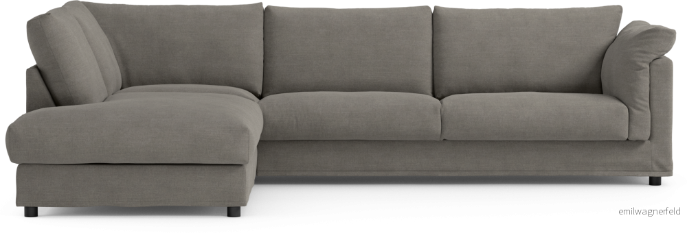 Cherrie 3-sits soffa med divan vänster, med kappa tbaoi
