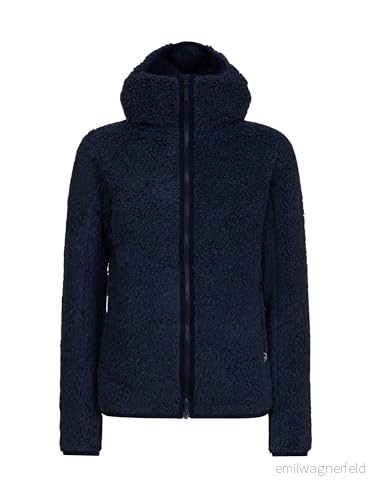 Rock Experience REWC02651 1330 RE.Point Hope Hoodie Woman Fleece Dam Lång Sticka Blå Nights M 8057734814672