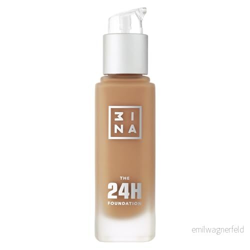 3INA MAKEUP The 24H foundation 654 vegan Naturmatt finish hållbar formel vattentät 30 ml 8435446406796