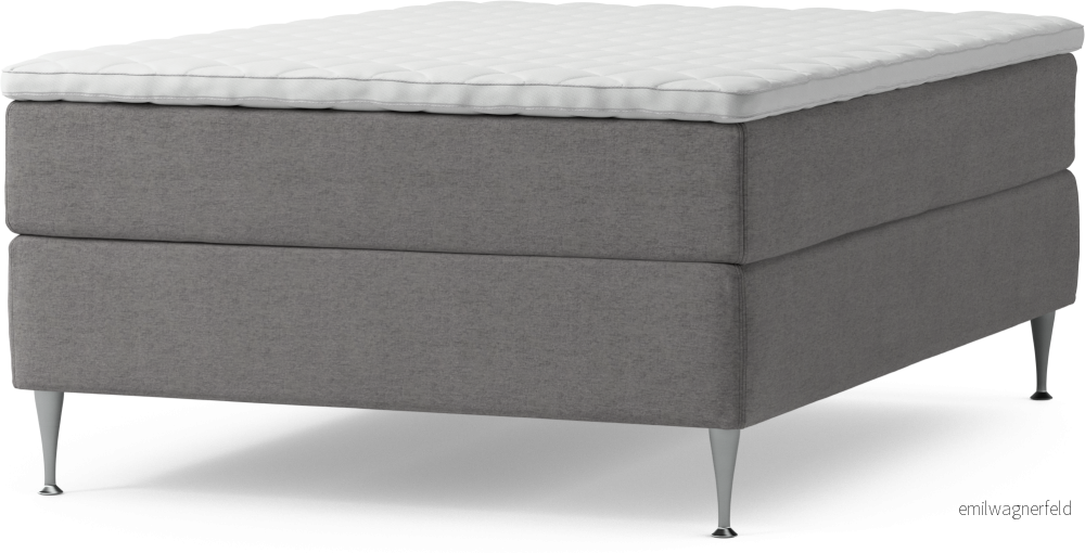 Delux Dream Kontinentalsäng, enkelsäng 140 cm med bäddmadrass och sängben gJyZ5
