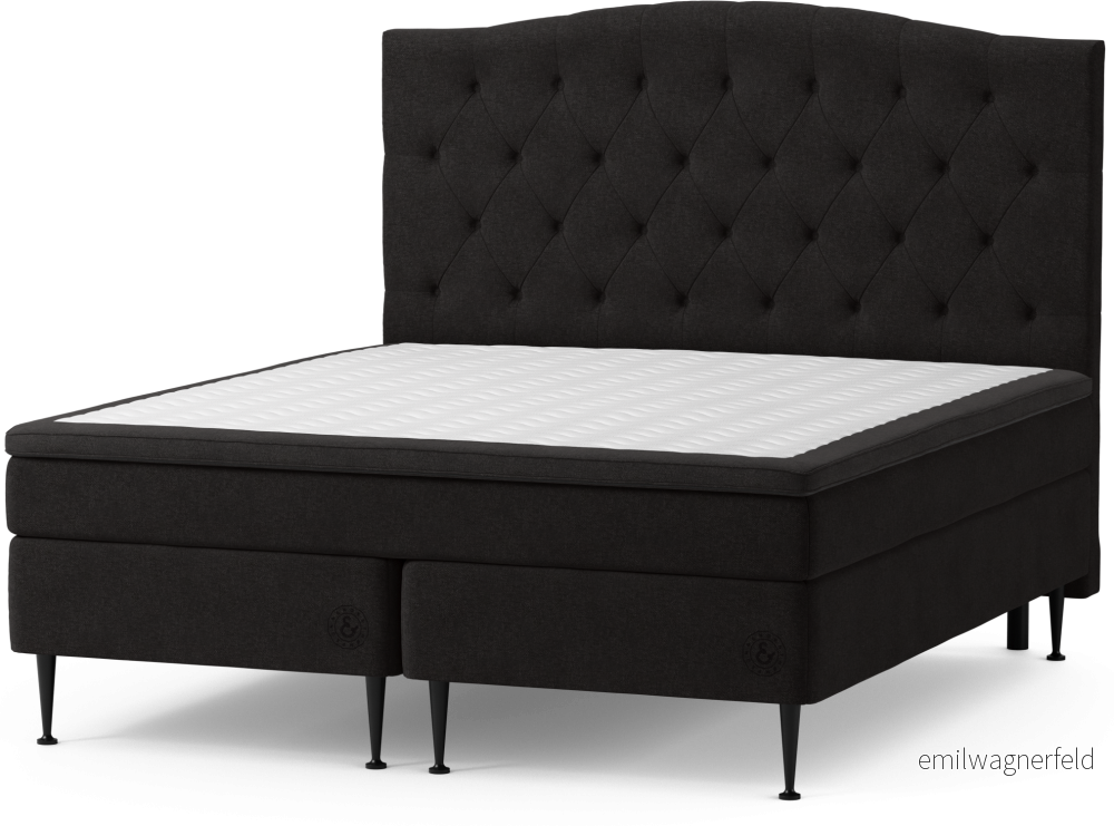 Asperö Comfort Kontinentalsäng, dubbelsäng med bäddmadrass Comfort och sängben TP4hB