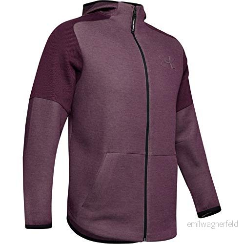 Under Armour Ostoppbar rörligt ljus Fz uppvärmningstopp för män Kinetic Purple Full Heather/Kinetic M 192810718791