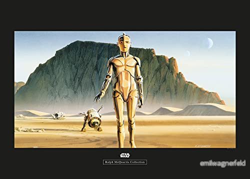 Star Wars Classic RMQ Droids storlek: 70 x 50 cm komar, väggbild, affischer, konsttryck (utan ram) 4055065169397