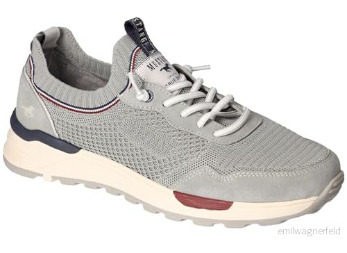 Mustang herr 4186 308 sneakers, ljusgrå, 45 EU, LJUSGRÅ, EU 4065987585717