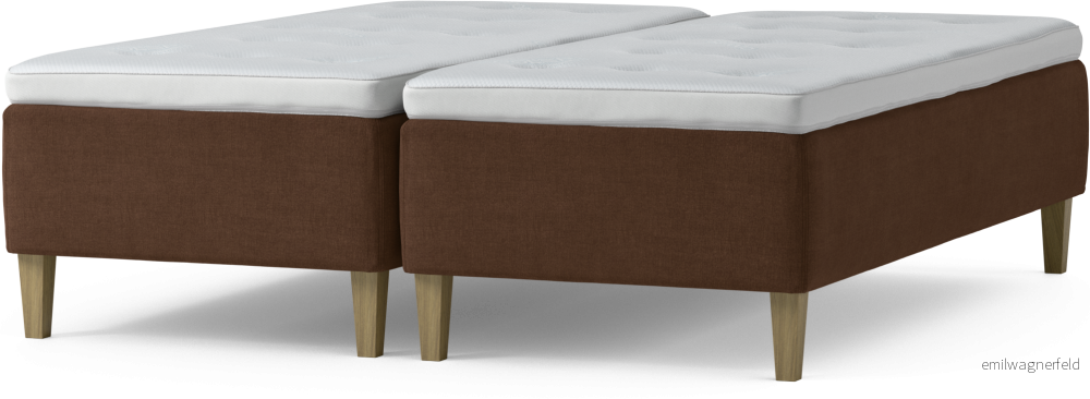 Delux Dream Ramsäng, dubbelsäng med bäddmadrass och sängben AmtK1