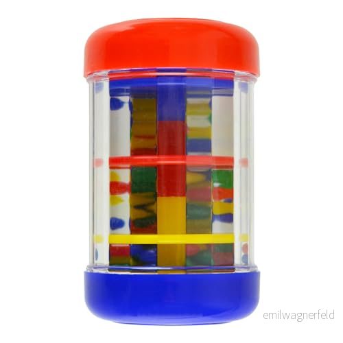 A Star Colorful Rainmaker Plast Rain Stick Rattle Tube 9cm 700153955119