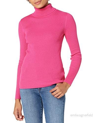 Amazon Essentials Dam Slim Fit lätt långärmad polotröja, ljusrosa, Medium 195111230597