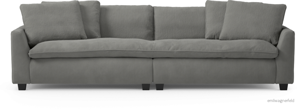 Bellora 4-sits soffa, hel dyna 7MP4f