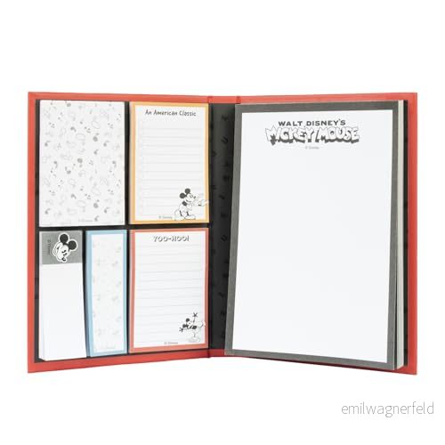 Grupo Erik Disney Sticky Notes Set Mickey Mouse 6 Notepads In Different Sizes Cute Gifts, Gifts 8435747800811