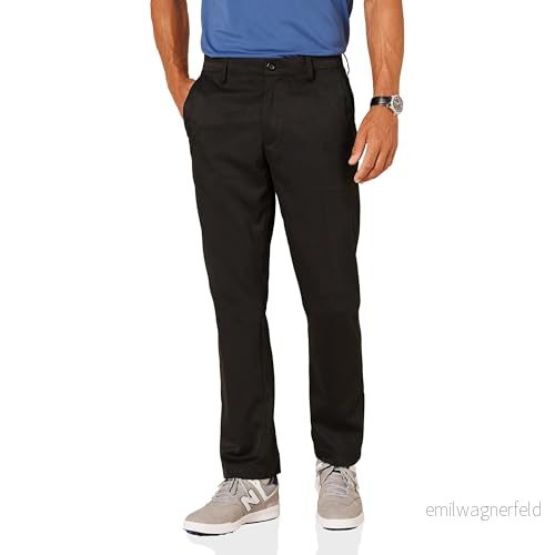 Amazon Essentials mäns rak passform stretchgolfbyxor, svart, 34 W x 28 L 195111826332