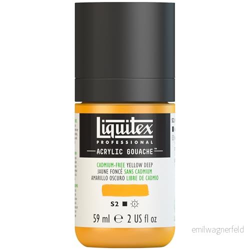LQX Acrylic Gouache 59ml Cad free yell deep 891 887452999447