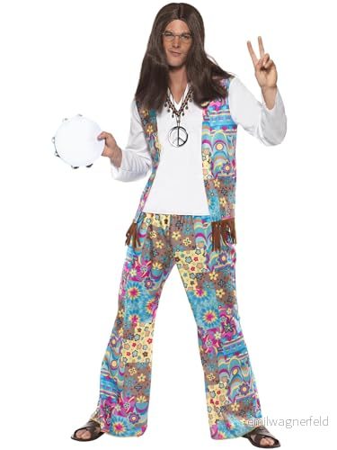 Groovy Hippie Costume (L) 5020570163962