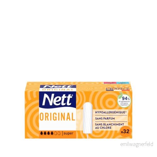 Nett Original Tampong utan applikator, 32 pack 3574661350851