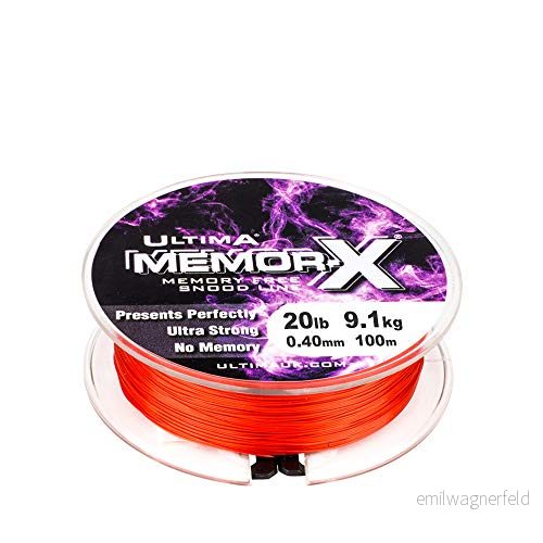 MemorX Red 100m Spool 0.45mm 20.0lb/9.1kg 5391542464807