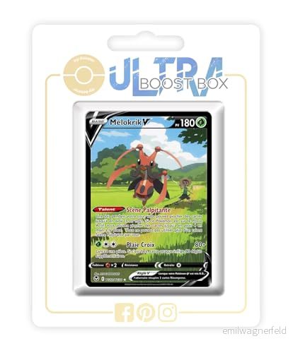 Mélokrik V (Kricketune V) TG12/TG30 Alternative Shiny Pokémon Gallery Ultraboost X Epée et Bouclier 12 Tempête Argentée Box med 10 franska kort 3701604914461
