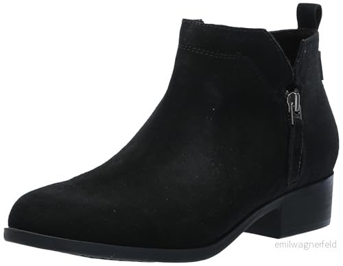 TOMS kvinnors Dahlia ankelstövel, Black Suede/Heritage Canvas, 3,5 UK, Svart mocka arv kanvas, 36 EU 889556934133