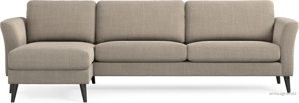 Bridge 3-sits soffa med schäslong vänster R8Tdw