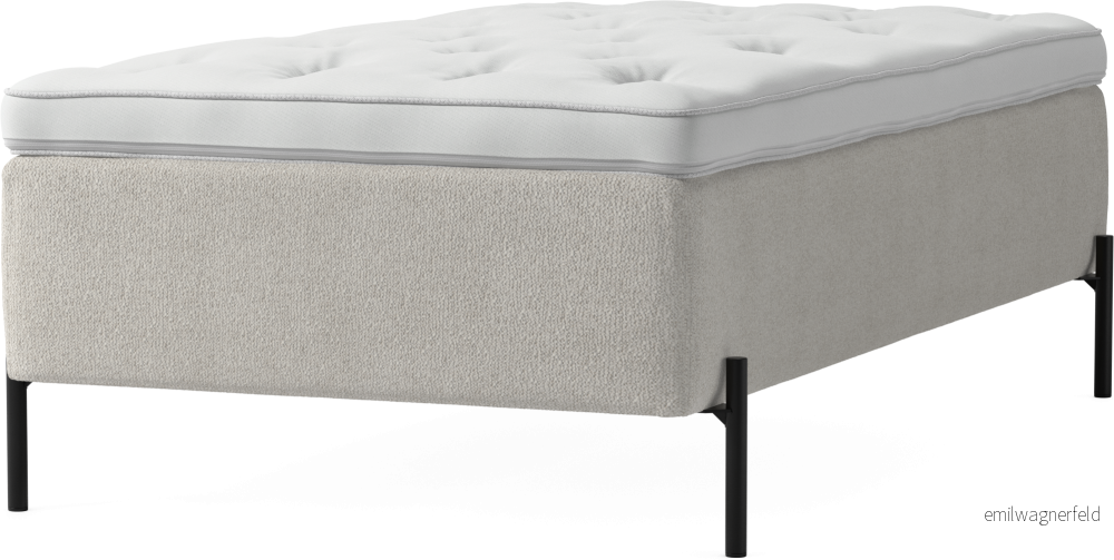 Delux Dream Ramsäng, enkelsäng med bäddmadrass och sängben JP9W3