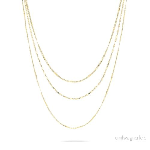 Kärleksbarn Berlin halsband LJ 1460 N 58 IP guld, cm, Rostfritt stål, Ingen ädelsten 4035608766740