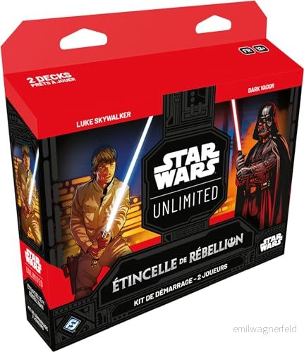 Asmodee FFG Star Wars Unlimited Startkit: Spark of Rebellion Brädspel Samlarkortspel för vuxna och barn från 12 år , franska versionen 841333124199
