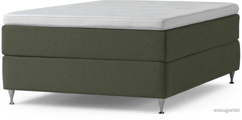 Delux Dream Kontinentalsäng, enkelsäng 140 cm med bäddmadrass och sängben z3DJq