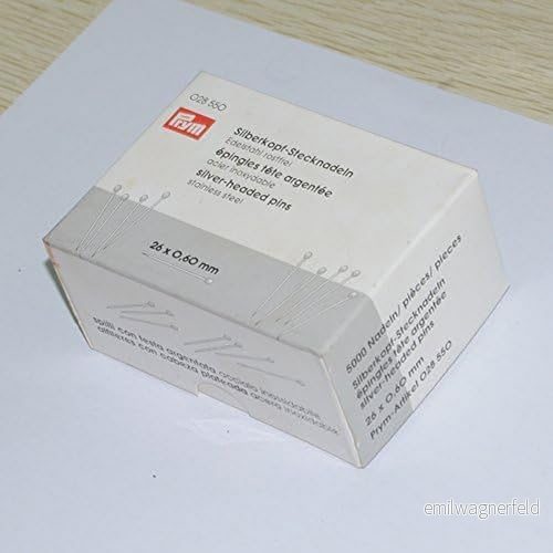 Prym Silver Rostfritt Stål (26 x 0.6mm) Huvud Pins 250g 4002270285503