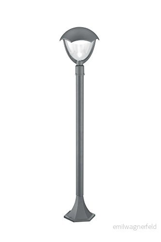 Trio Leuchten stolslampa, aluminium, integrerad, 6 W, antracit, 20 x 101 cm 4017807331288