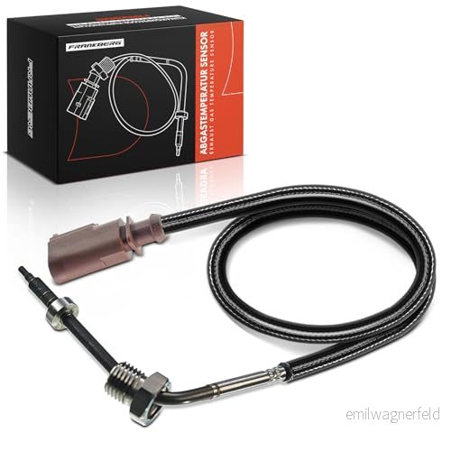 Avgastemperatursensor mot glidpartiklar filter för Beetle 5C Golf VI 5K1 A5 Jetta III 1K2 IV 162 163 I4 2.0L diesel från 2005 757233579741