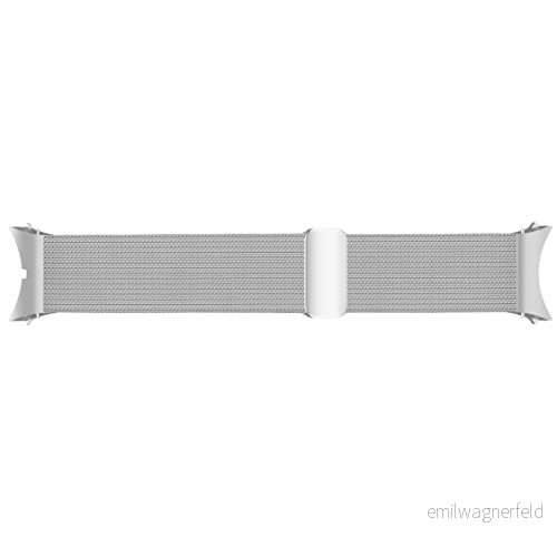 Hochuen Milanese band för Galaxy Watch5 Watch4 (44 mm) Designad Samsung, silver 6974994160368