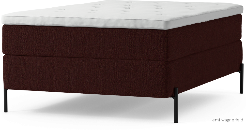 Delux Dream Kontinentalsäng, enkelsäng 140 cm med bäddmadrass och sängben qMsOU