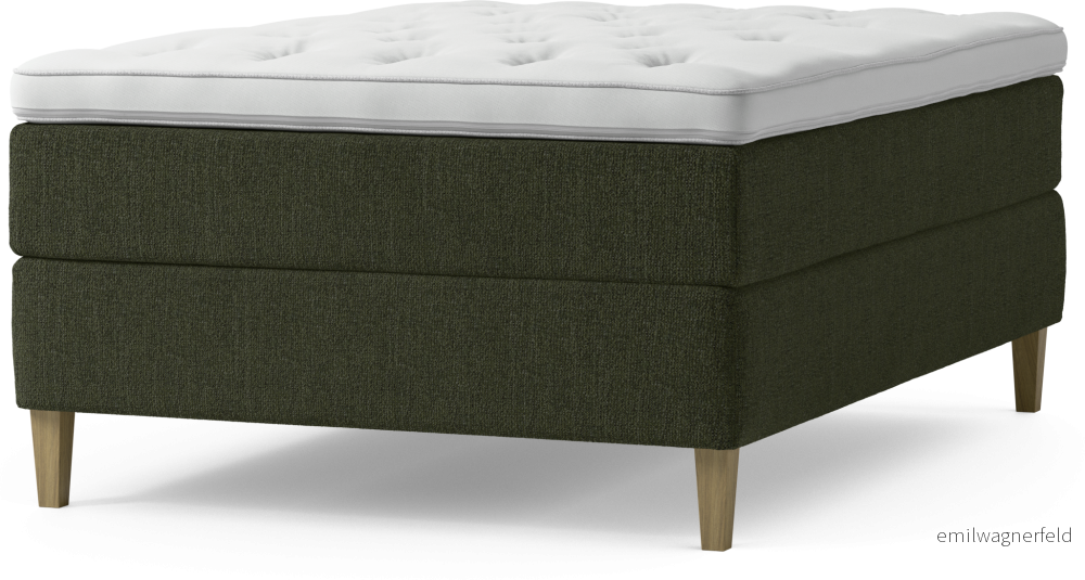 Delux Dream Kontinentalsäng, enkelsäng 140 cm med bäddmadrass och sängben xOcQr