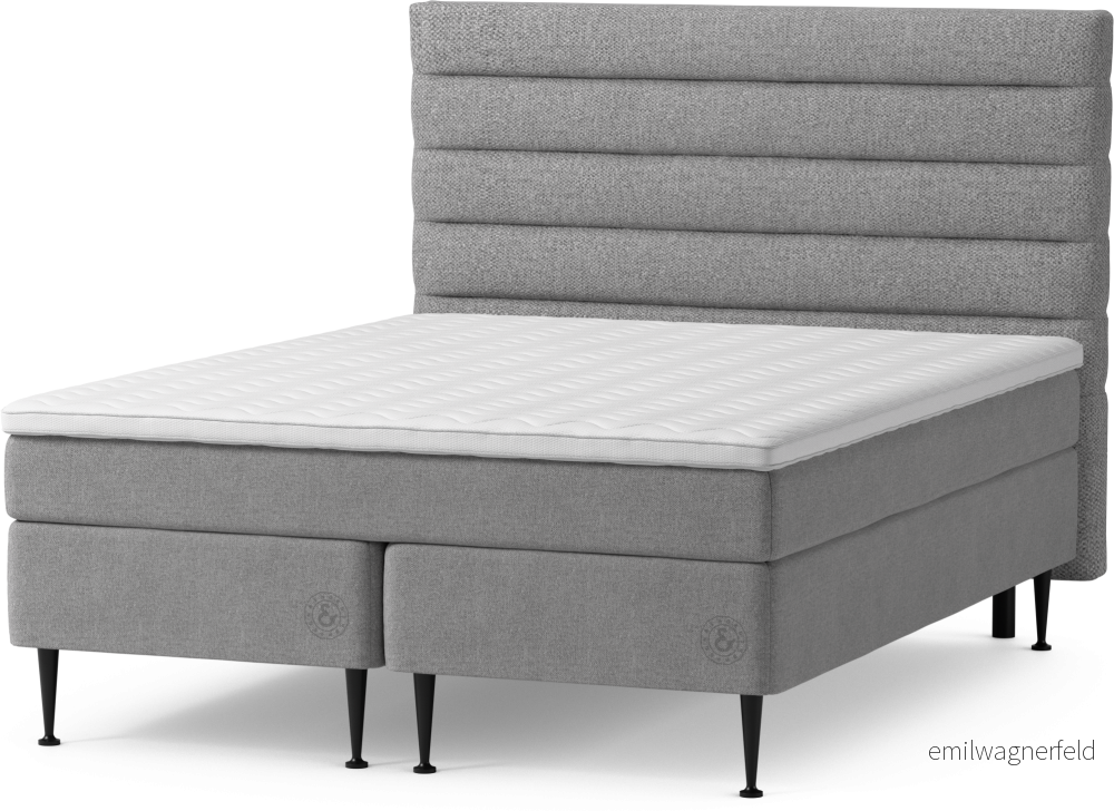 Asperö Comfort Kontinentalsäng, dubbelsäng med bäddmadrass Comfort och sängben KIVkP