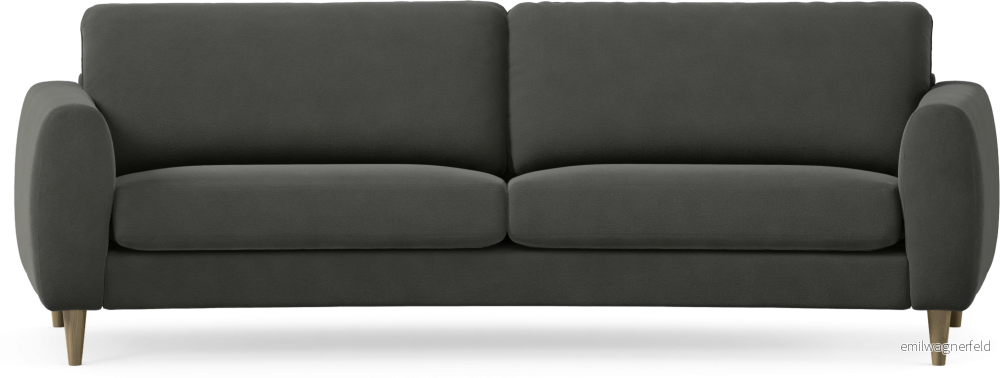 Bridge 3-sits soffa svängd WZ9zm