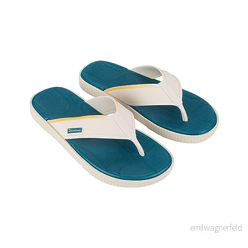 Ipanema herrar vintage ad flipflop, beige blå, 39/40 EU 4060628361422
