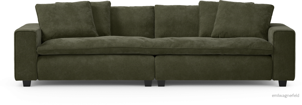 Bellora 4-sits soffa, hel dyna L8xbH