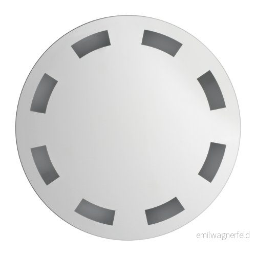 Premier Housewares Arcea upplyst väggspegel 5018705749105