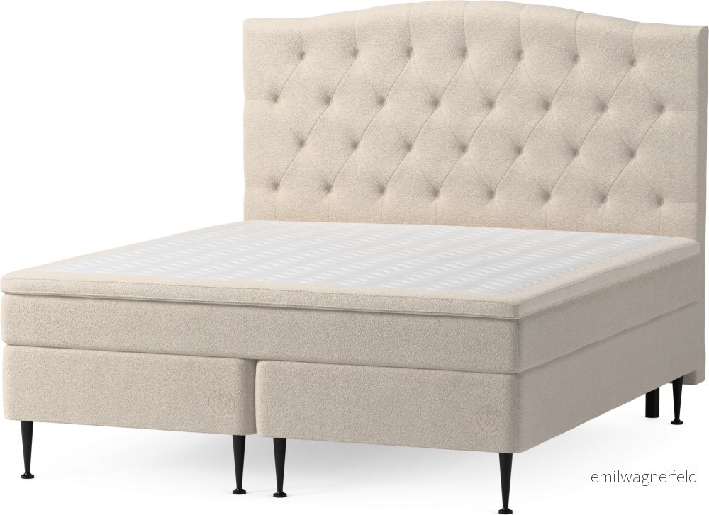 Asperö Comfort Kontinentalsäng, dubbelsäng med bäddmadrass Comfort och sängben HXHIf
