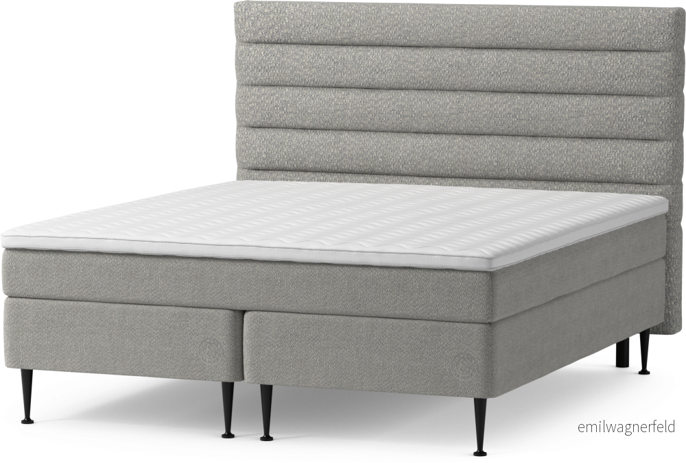 Asperö Comfort Kontinentalsäng, dubbelsäng med bäddmadrass Comfort och sängben bDrHU