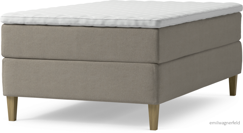 Delux Dream Kontinentalsäng, enkelsäng 120 cm med bäddmadrass och sängben 8fuNJ