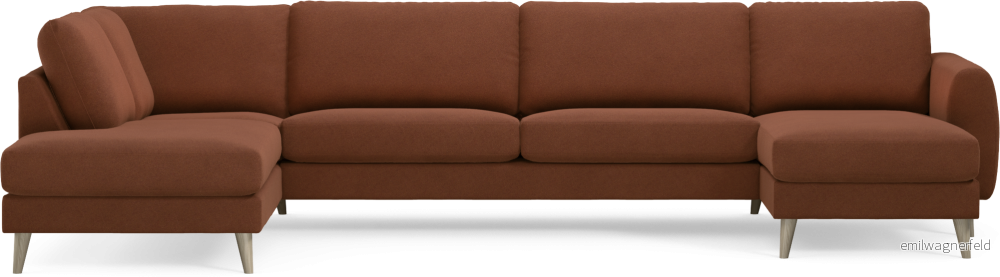 Bridge 3-sits soffa med divan vänster och schäslong höger zErvy