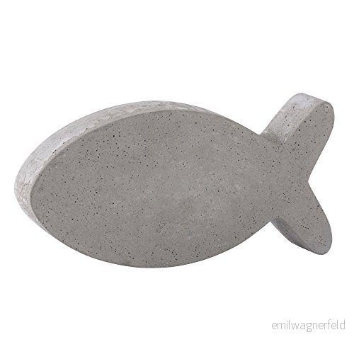 Rayher 36081000 gjutform fisk, 19 x 9,8 cm, djup 4 material PET, för hällning med kreativ betong, smyckesbetong, raysingjutpulver, betonggjutform, vax 4006166475252