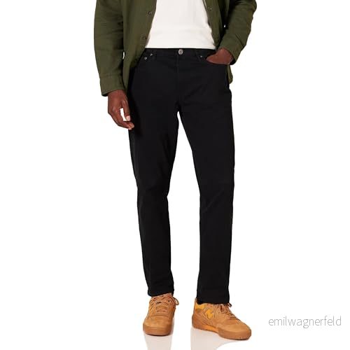 Amazon Essentials Herr Athletic Fit 5 ficka stretch twill byxa (finns i stora och långa), svart, 31 B x 30 L 193548648688