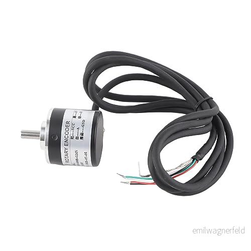 600P / R kodare, inkrementell kodarmodul, DC 5 24V 2 fas, fotoelektrisk kodare 5V AB fas axel 6mm 753874417992