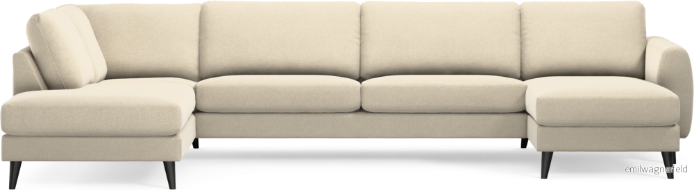 Bridge 3-sits soffa med divan vänster och schäslong höger FGOrC