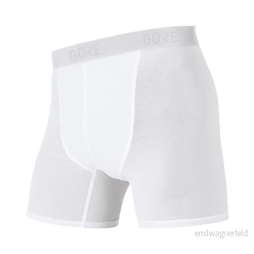 GORE WEAR M Base Layer Boxershorts, herr, Vit, M, 100052 4017912005661