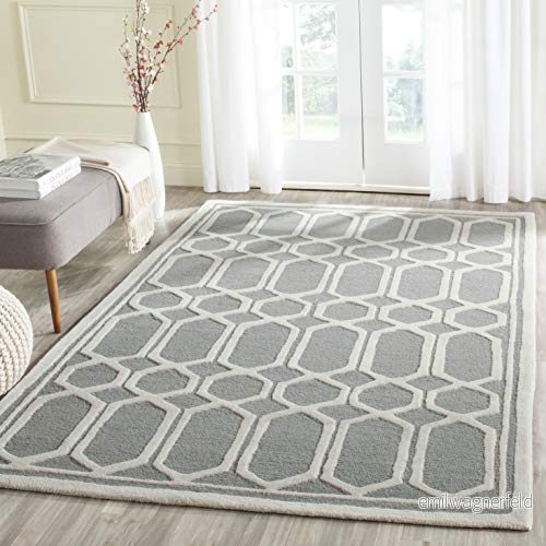 Safavieh matta 121 X 182 cm Silver/Ivory 683726782131