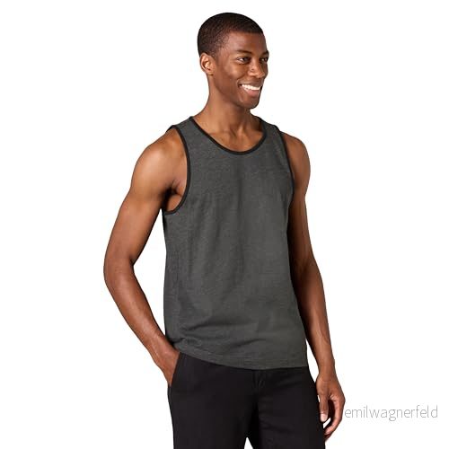 Amazon Essentials Men's Linne normal passform, Svart Kolsvart ljung, S 191770979167