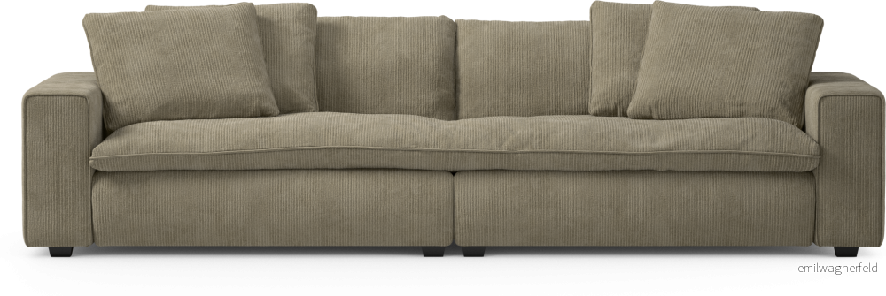 Bellora 4-sits soffa, hel dyna P6S2o